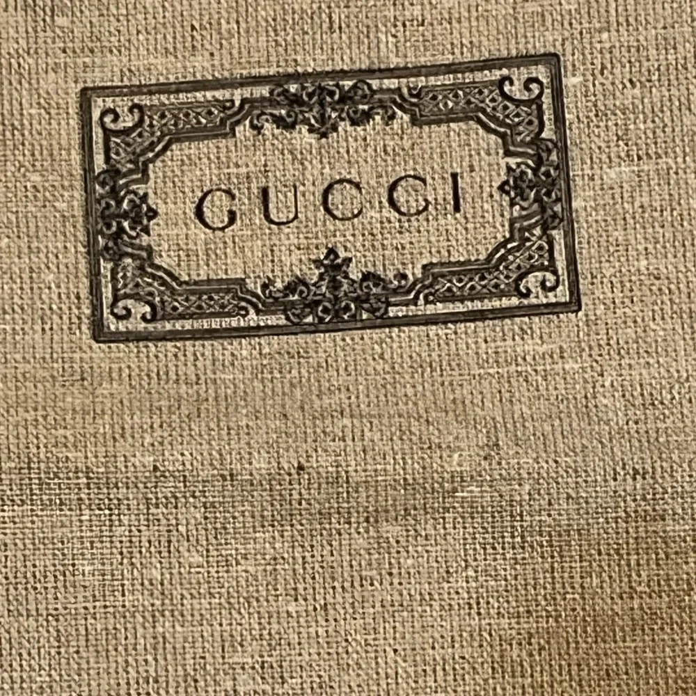 Gucci Tan Fabric Bag with Logo